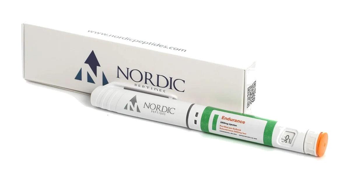 Endurance Pen (Glutathione, NMN & Resveratrol) - 2600mg/3ml
