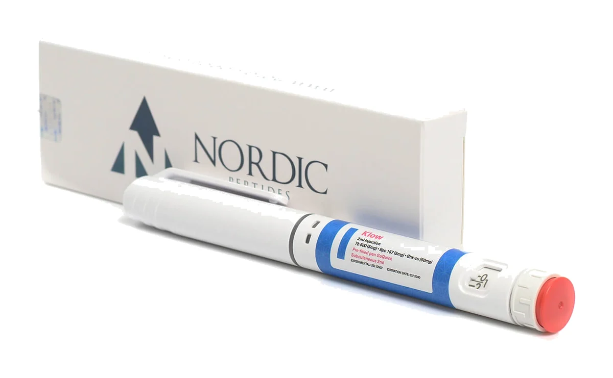 Klow (TB500 - 5mg + BPC157 - 5mg + GHK-CU - 50mg) - 60mg/2ml